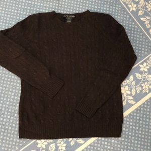 Ralph Lauren 100% cashmere cable knit sweater